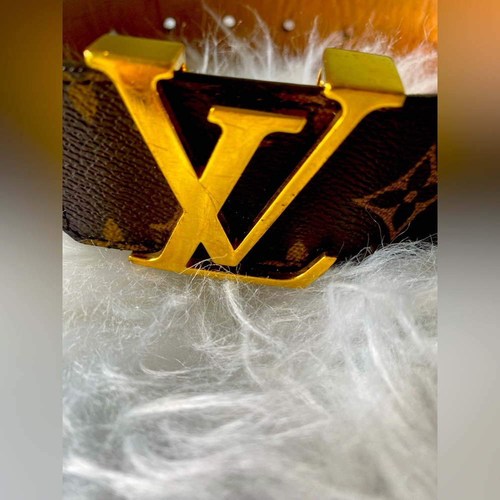 Authentic Louis Vuitton monogram belt. 85 x 34